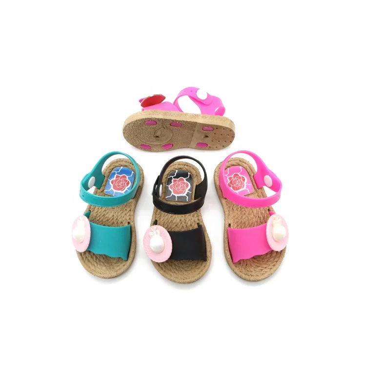 Cute baby shoes soft material baby girl sandals