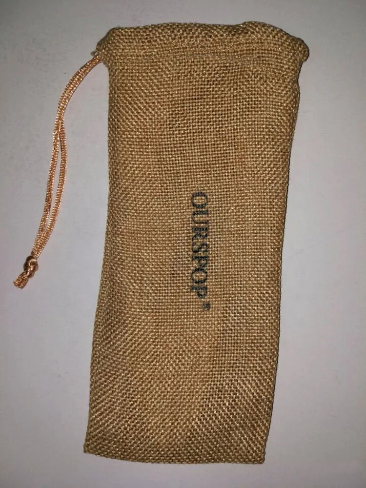 Wholesale Customize Drawstring Linen Sunglasses Bag