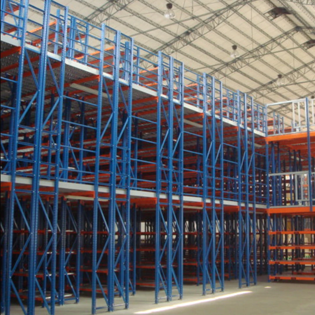 Peterack factory price iron metal rack customized heavy duty warehouse Multi--level storage mezzanine rack