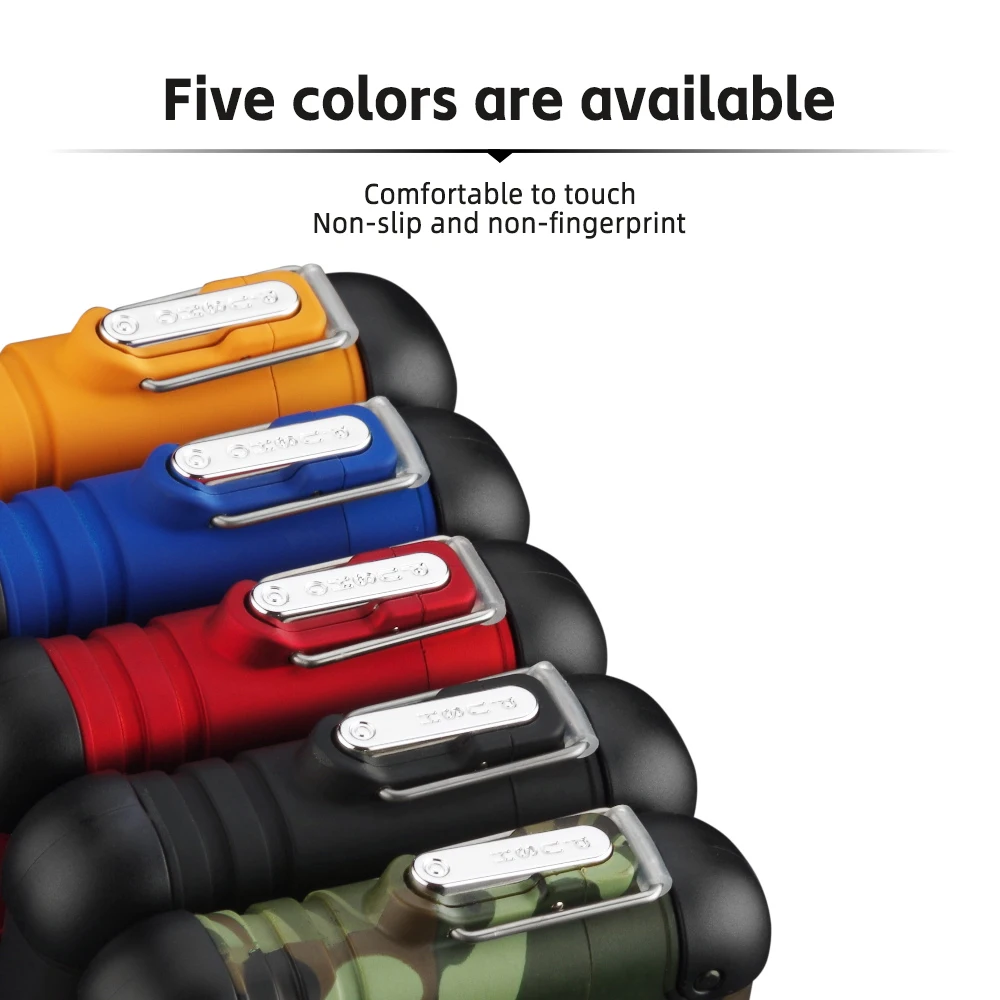 Dual Arc USB Electronic Lighter Outdoor Waterproof Lighter Whistle Recharge Plasma Cigarette Lighter