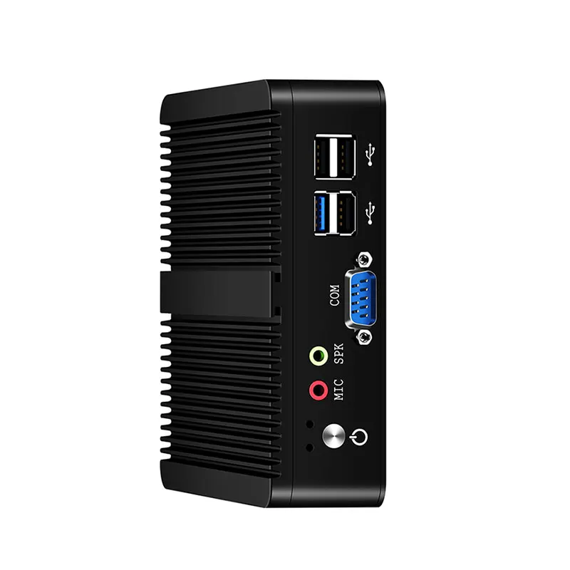  Безвентиляторный Linux Ubuntu Mini PC DUAL LAN Quad Core J1900 J2900 N2940 N2830 медицинский промышленный киоск настольный