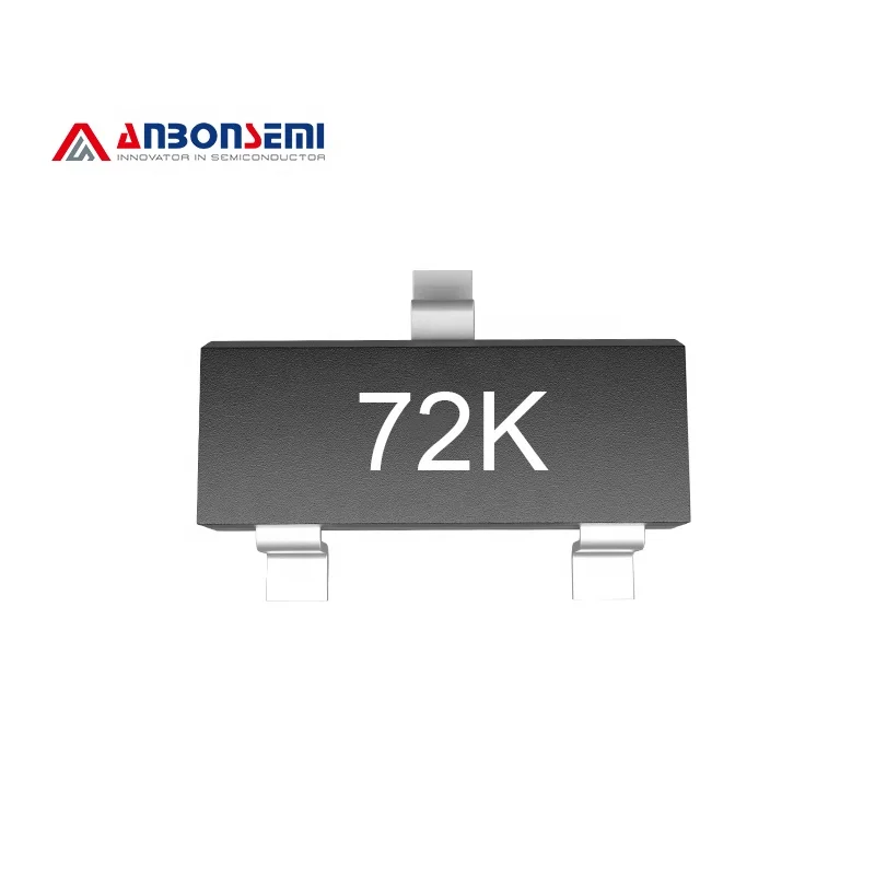 Anbon N-Channel 60V 0.34A 2N7002EW SOT-323 SMD Mosfet Transistor