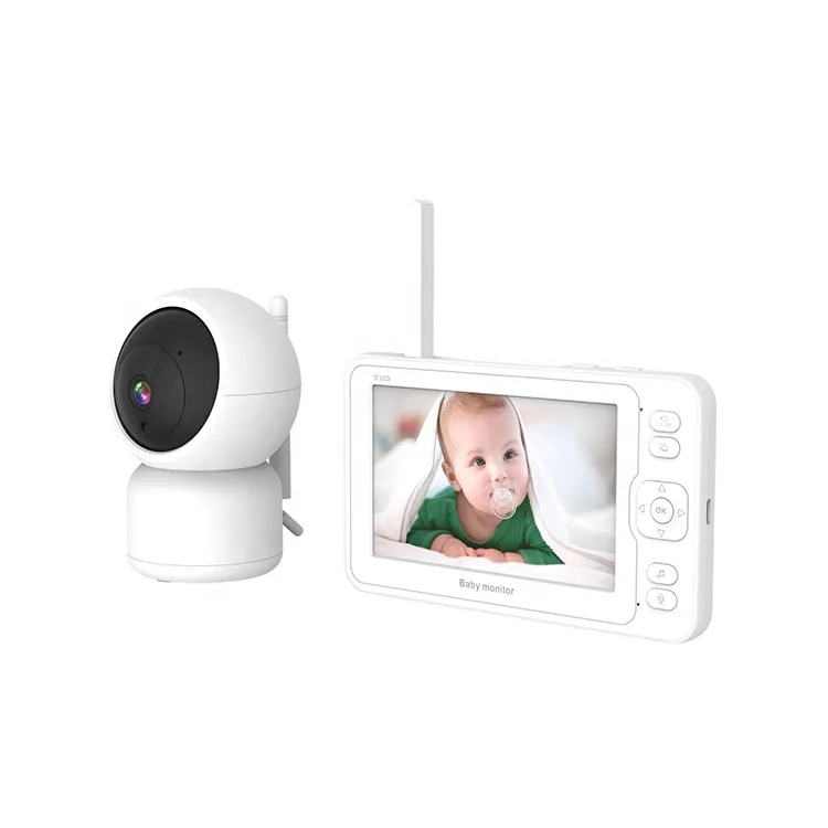 Hot Sale 5 Inch Display 1080P Video Baby Camera Two Way Talk Built-in Siren Baby Monitor