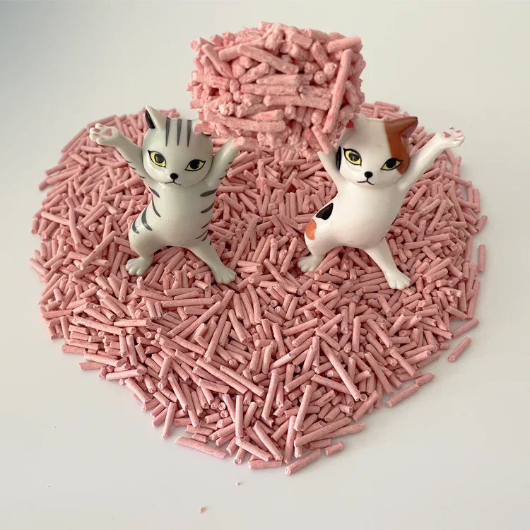 OEM&ODM Manufacturers Peach Scent Odour Lock Strong Tofu Kitty Cat Litter