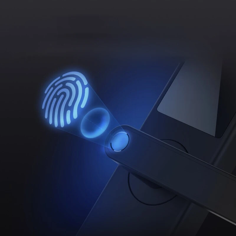 Оригинальный Смарт-замок Xiaomi Mijia молодежная версия Домашняя безопасность дверной замок со сканером отпечатков пальцев класса