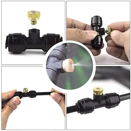 Водяная наружная патио Misters наружная патио самовсасывающий опрыскиватель водный источник питания Bulpure система охлаждения туман насос