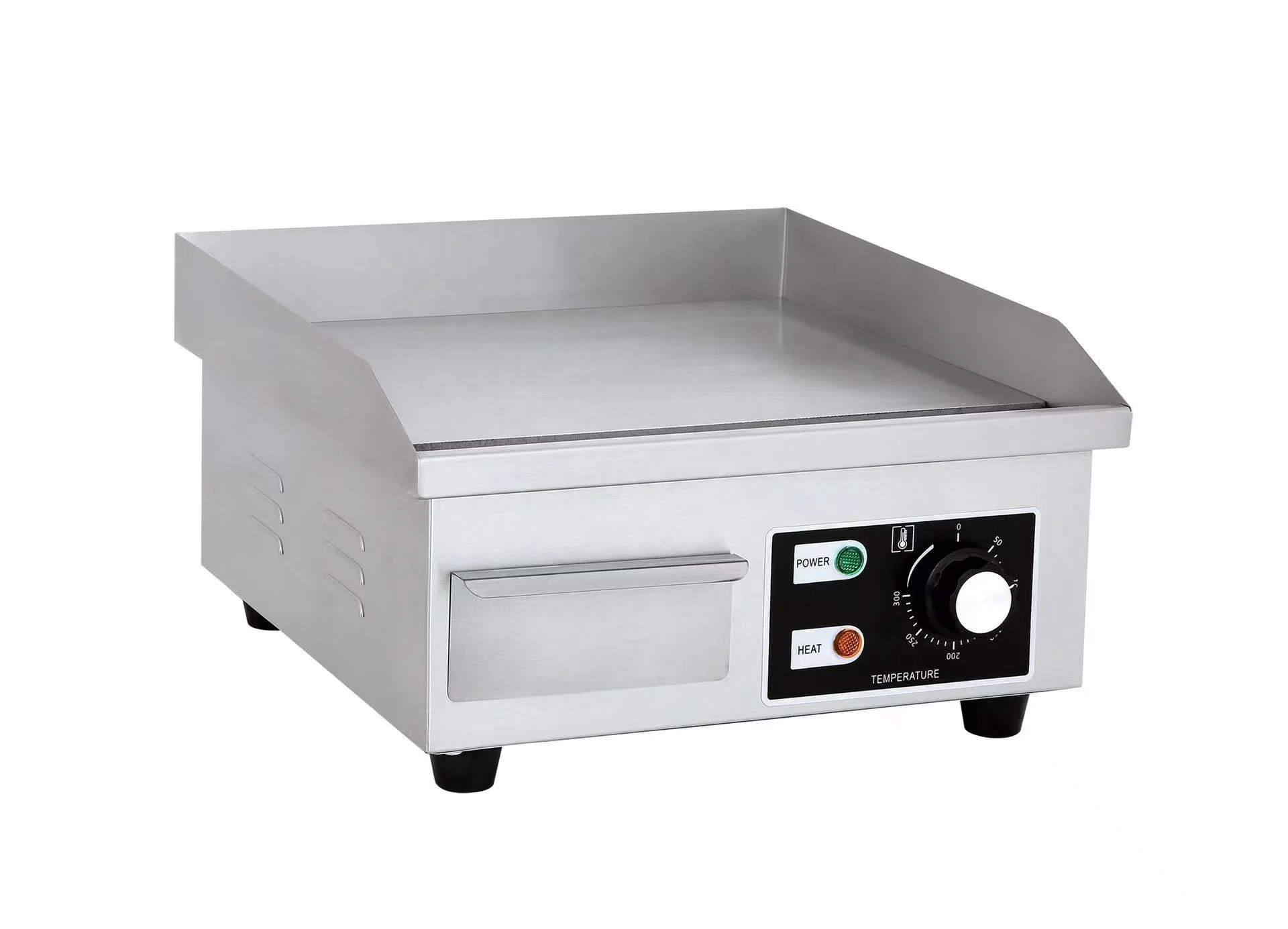 Commercial Electric Griddle,Electric Countertop Flat Top Griddle 110V 1600W With CE Approved