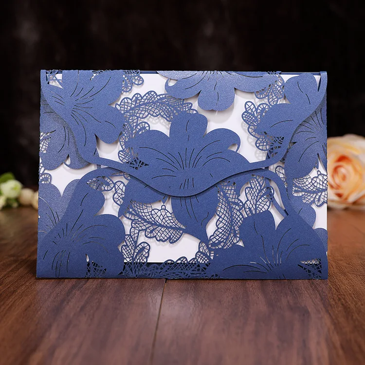 
Fancy Laser Cut Wedding Invitations White Greeting Cards Boda Invita Invitation De Mariage 