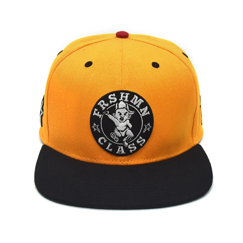 New Arrivals Wholesale Men Women Embroidered Logo Hip Hop Sports Caps structured square bill snapback hat for men