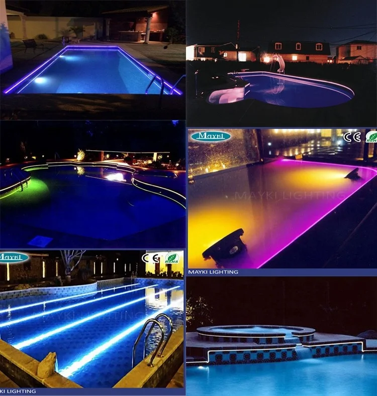 Super Bright SK MITSUBISHI 42pcs 1.0mm size multi-strand side emitting optic fiber pool perimeter aisle passageway
