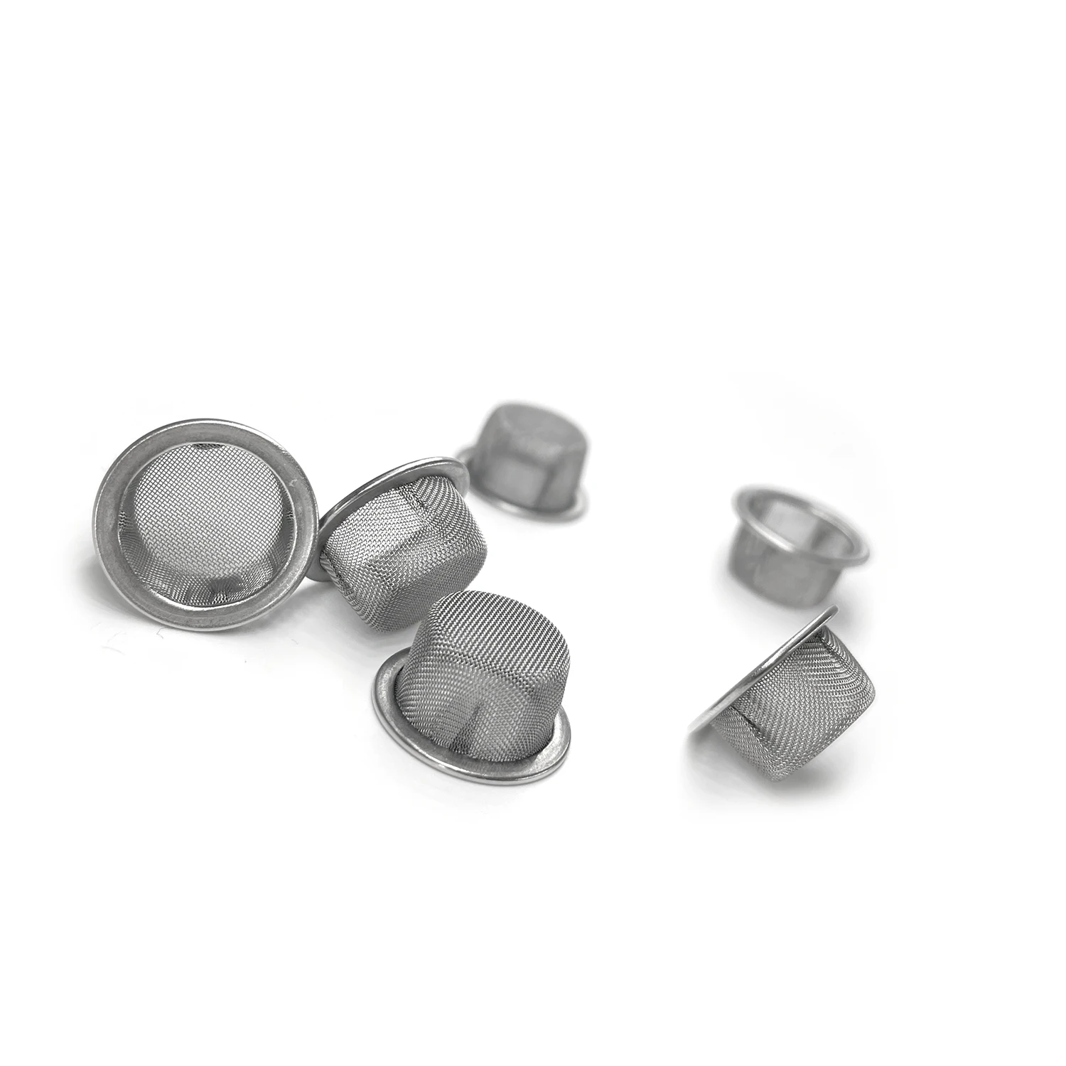 Custom Bowl Shape Smoking Pipe Mesh Screen Stainless Steel or Brass Metal Wire Mesh Cone Filter Cap