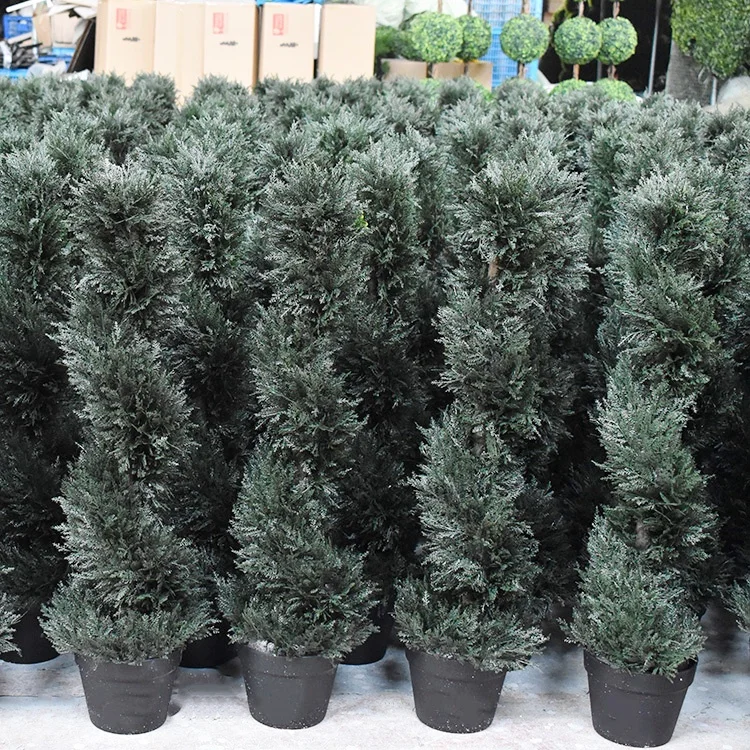 90 cm artificially trimmed spiral plant tree/cedar tree home garden artificial plant