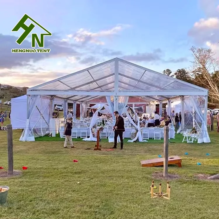 Clear Roof Sale Chinese Party Marquee Luxury Transparent Wedding Reception Marriage Ceremony Trade Show Exhibition Banquet Tent
