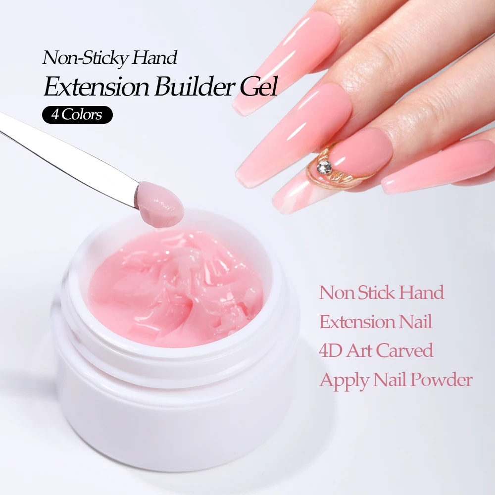 BeiEn Colored Non-Stick Hand Extension Building Hard Gel 4D Carving Shaping Modes Jar 15g OEM&ODM Wholesale Private Label LOGO