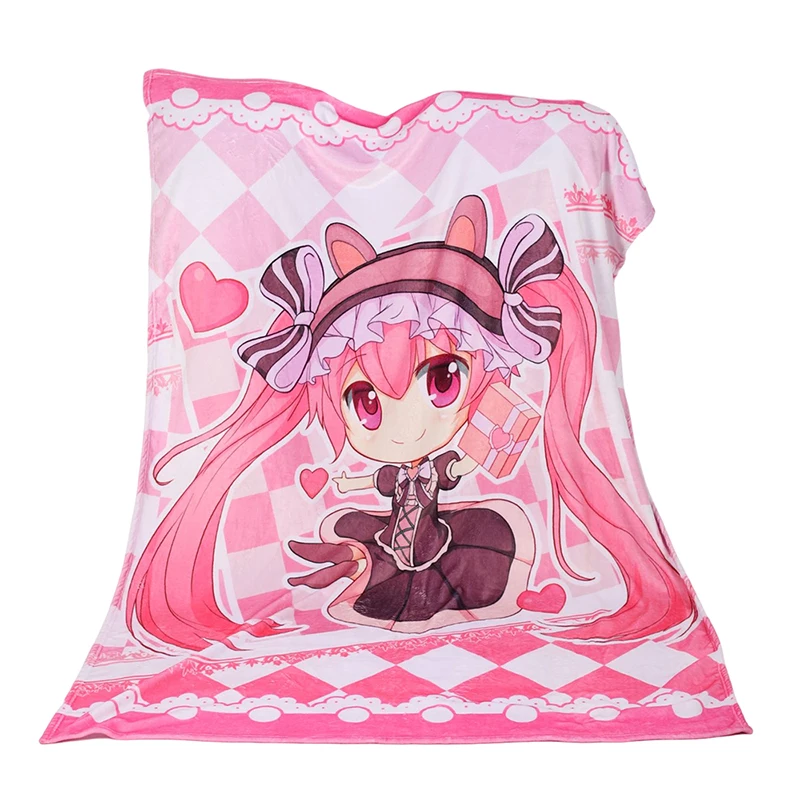 Custom Sublimation Printed Branded Logo Soft Quality Fleece Flannel for autumn Winter Towel Comfy Throw Blankets