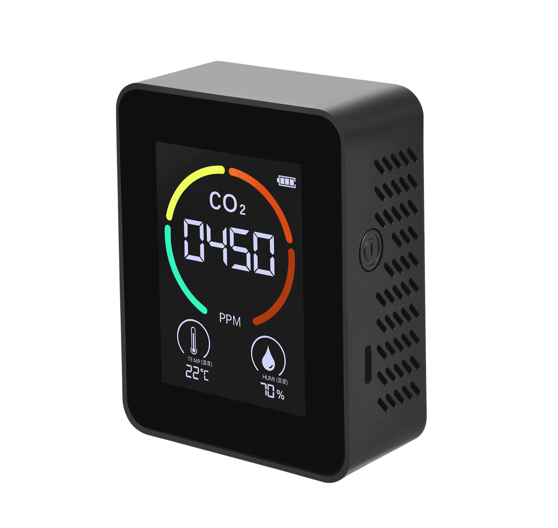 Wholesale price Carbon Dioxide Detector Rechargeable CO2 Monitor Portable Air Quality Monitor