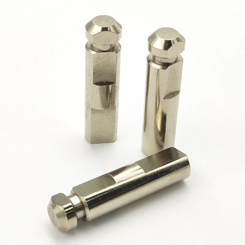 OEM Small Brass Shaft Rolling Pins CNC Turning Machining Steel Long Shafts