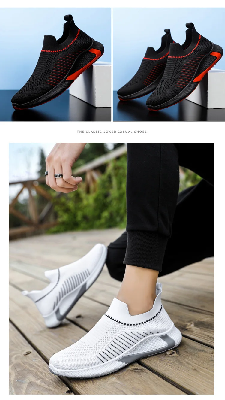 
2021 new fashion spring autumn daily wear young outdoor large size mens loafers sneakers sports casual shoes for men 