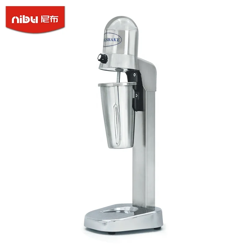Nibu Commercial Cafe Bar Mixer Smoothie Blender Milk Shake Machine Electric Milk Shaker With Two Cups
