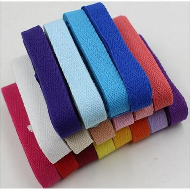 Colorful twill cotton tape
