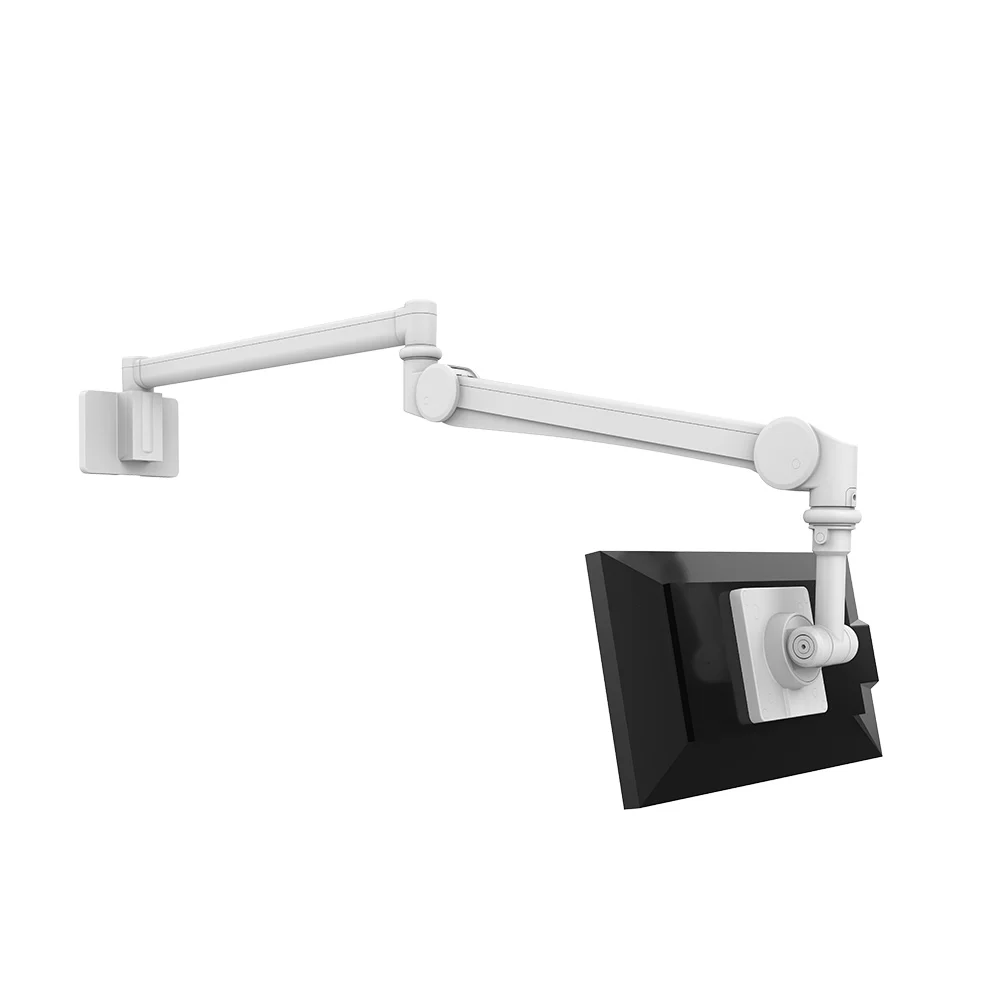 CE Approved UP and Down Height Adjustable Fold able Wall Mount Medical Monitor Arm For Hospital