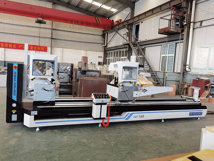 HJN3A-500*4200 CNC  double head cutting machine aluminium price
