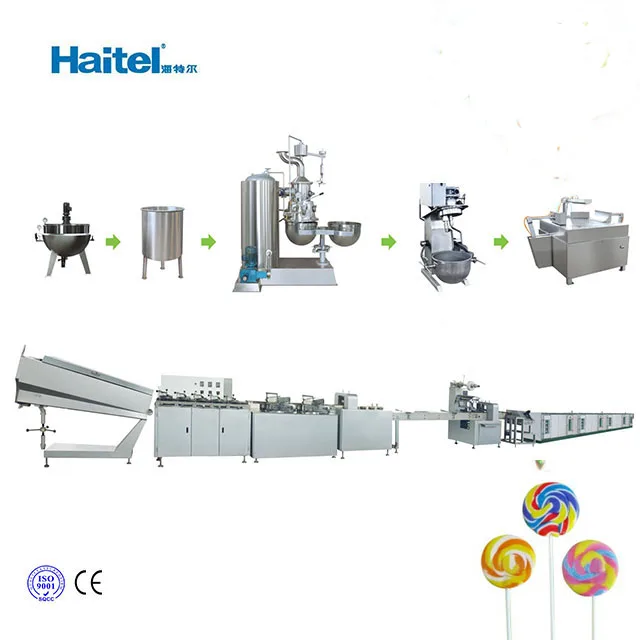 Полиностью автоматическая линия по производству твердых конфет леденцов машина для формирования  конфет леденцов
