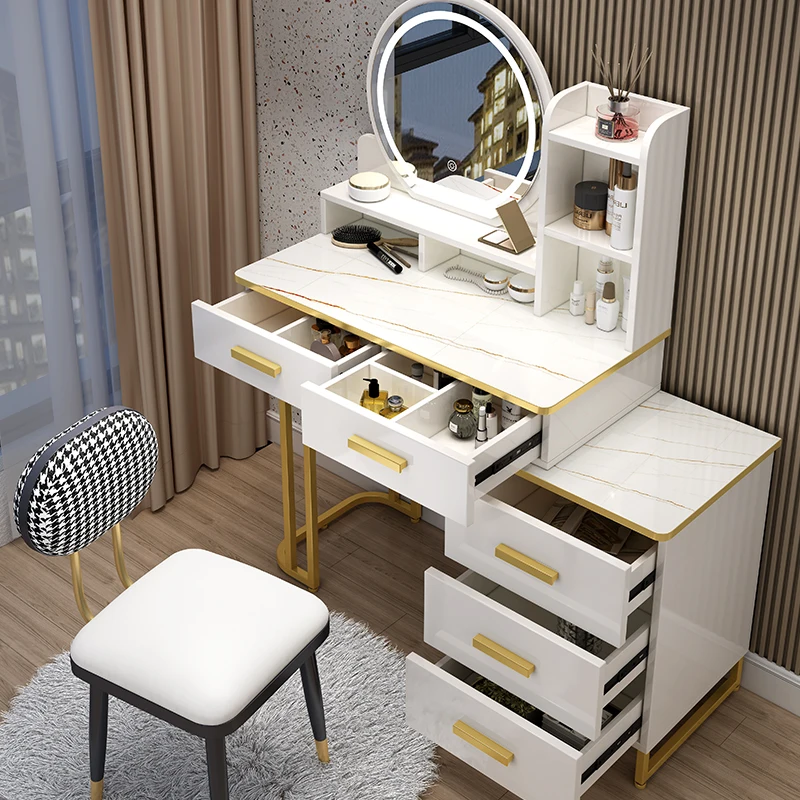 High Quality antique makeup dresser with LED mirror