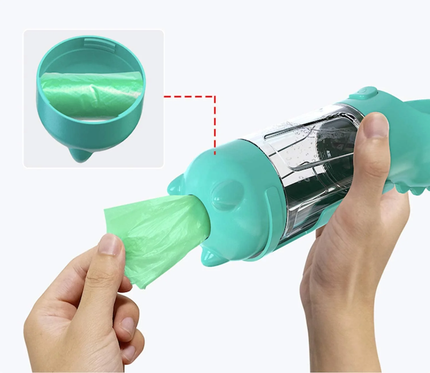 2021 Hot Sale 3 In 1 Multi-functional  Leak-Proof Portable Pet Water Bottles Travel  Dog Water Bottle