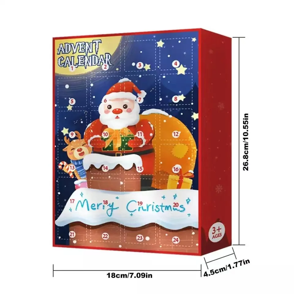 Christmas 24 Days Countdown Advent Calendar With 24 Toy Gift For Boys Girls Advent Calendar Kids Fidget Advent Calendar