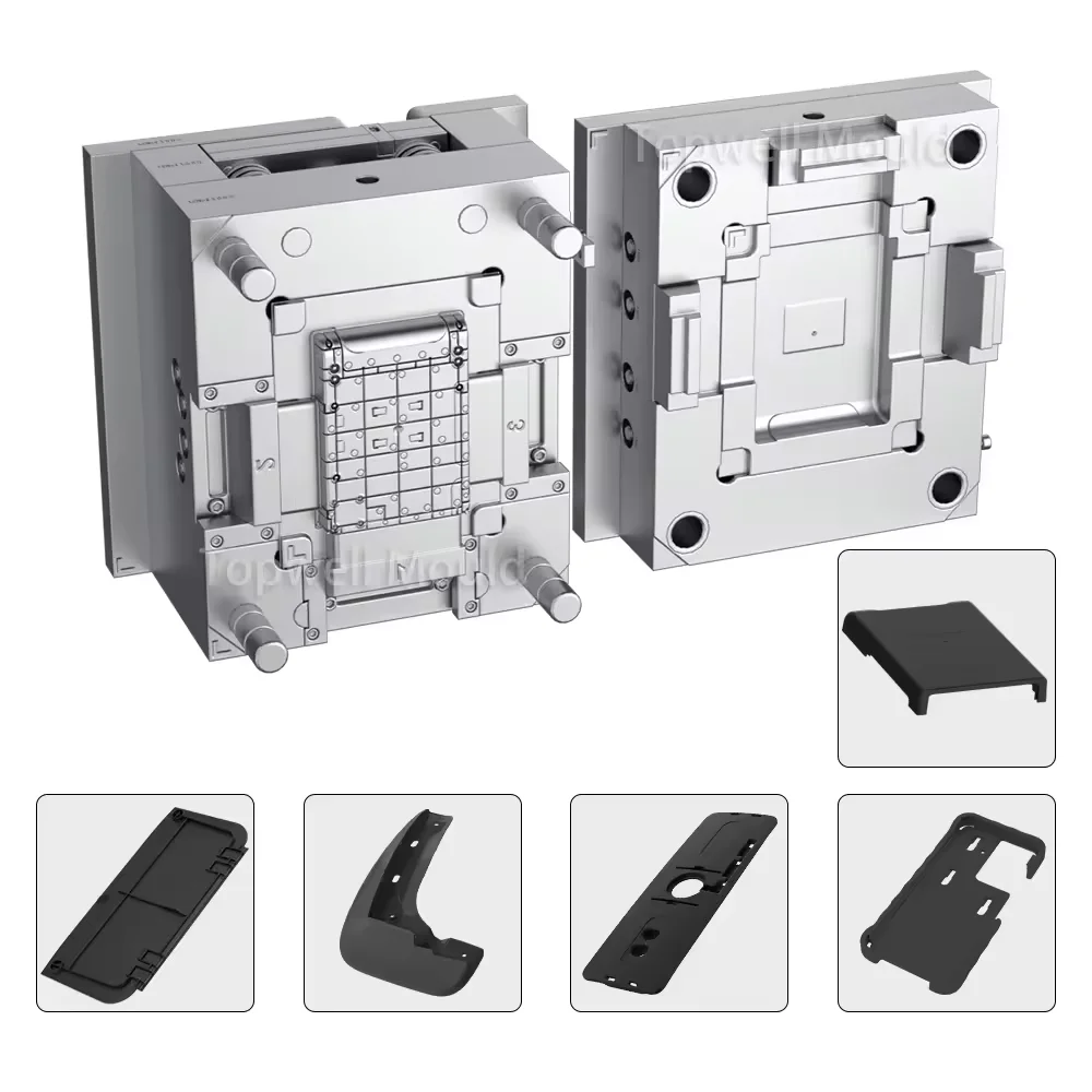 High performance ABS car parts plastic molding injection Multi Cavity two Colored plastic Moulding customized injection moulds