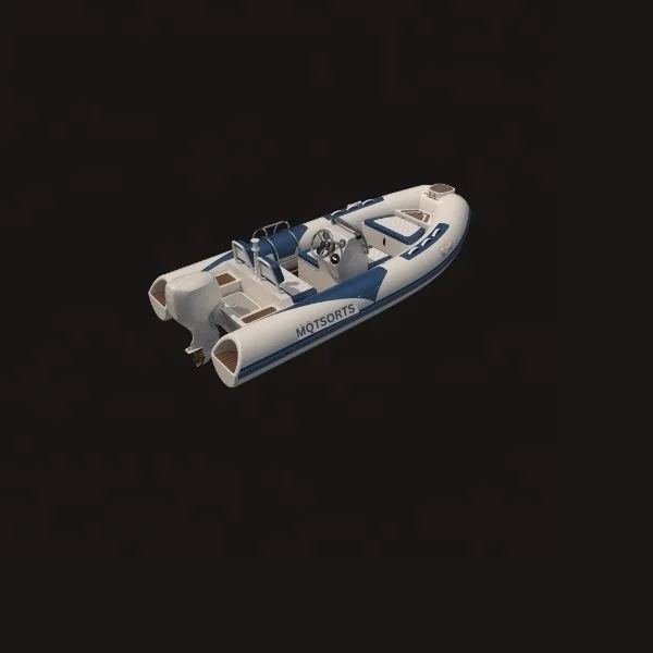 2023 Latest Design Rib boat factory CE rigid hypalon inflatable rib boat 480 with outboard engine motor for sale