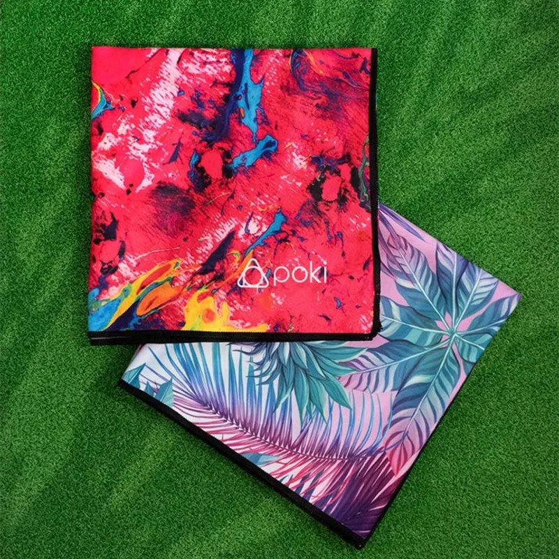Premium print sublimated kitchen rally sports towel top absorbent cleaning towel