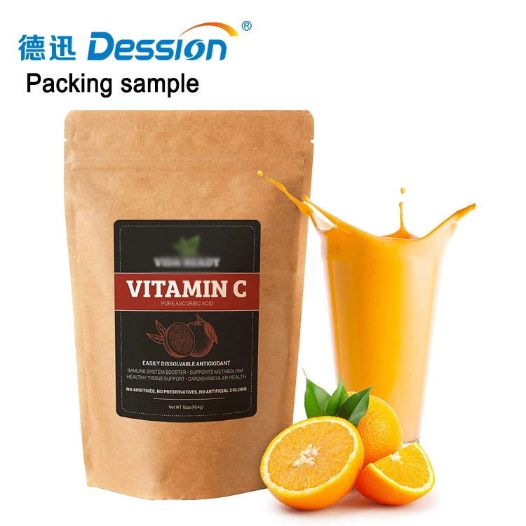 Automatic Weighing Vitamin Powder Doypack Bag Horizontal Packing Machine Vitamin c Stand Up Pouch Packing Machine