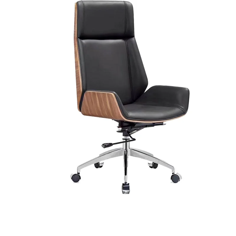 Commercial Office Furniture Bentwood Chair High Density Sponge Tilt Tension Swivel Boss Manager Executive Chair