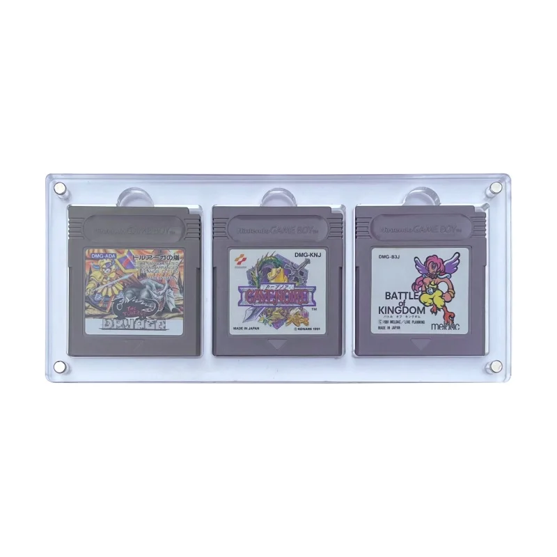 Nintendo Custom 3 Слот акриловый Магнитный игровой чехол для GB GBC