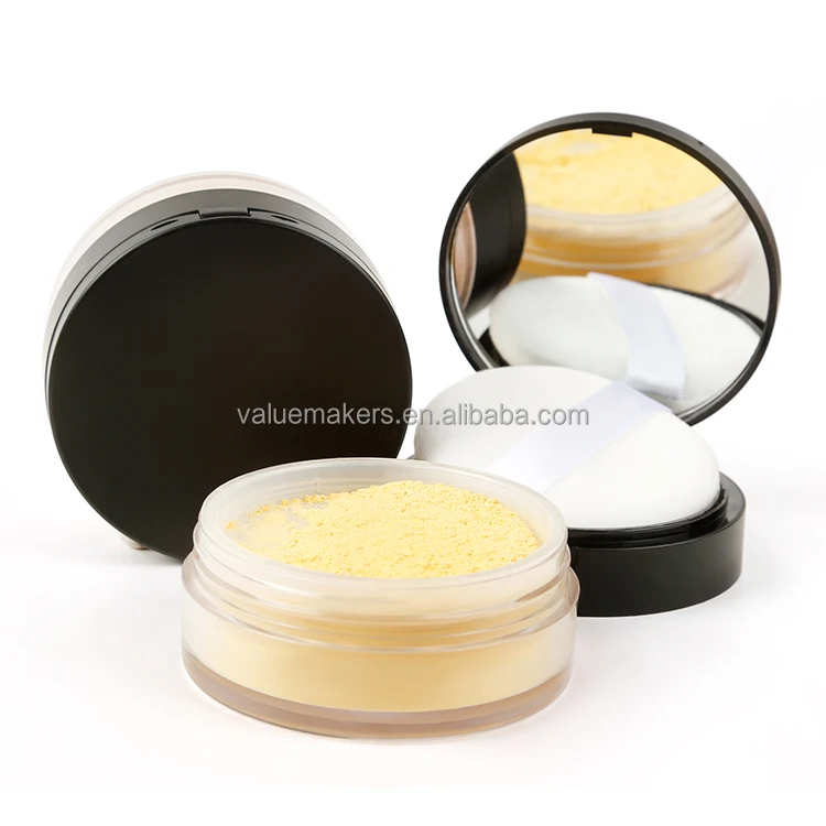 loose setting powder private label banana loose setting powder 7 colors translucent matte setting powder