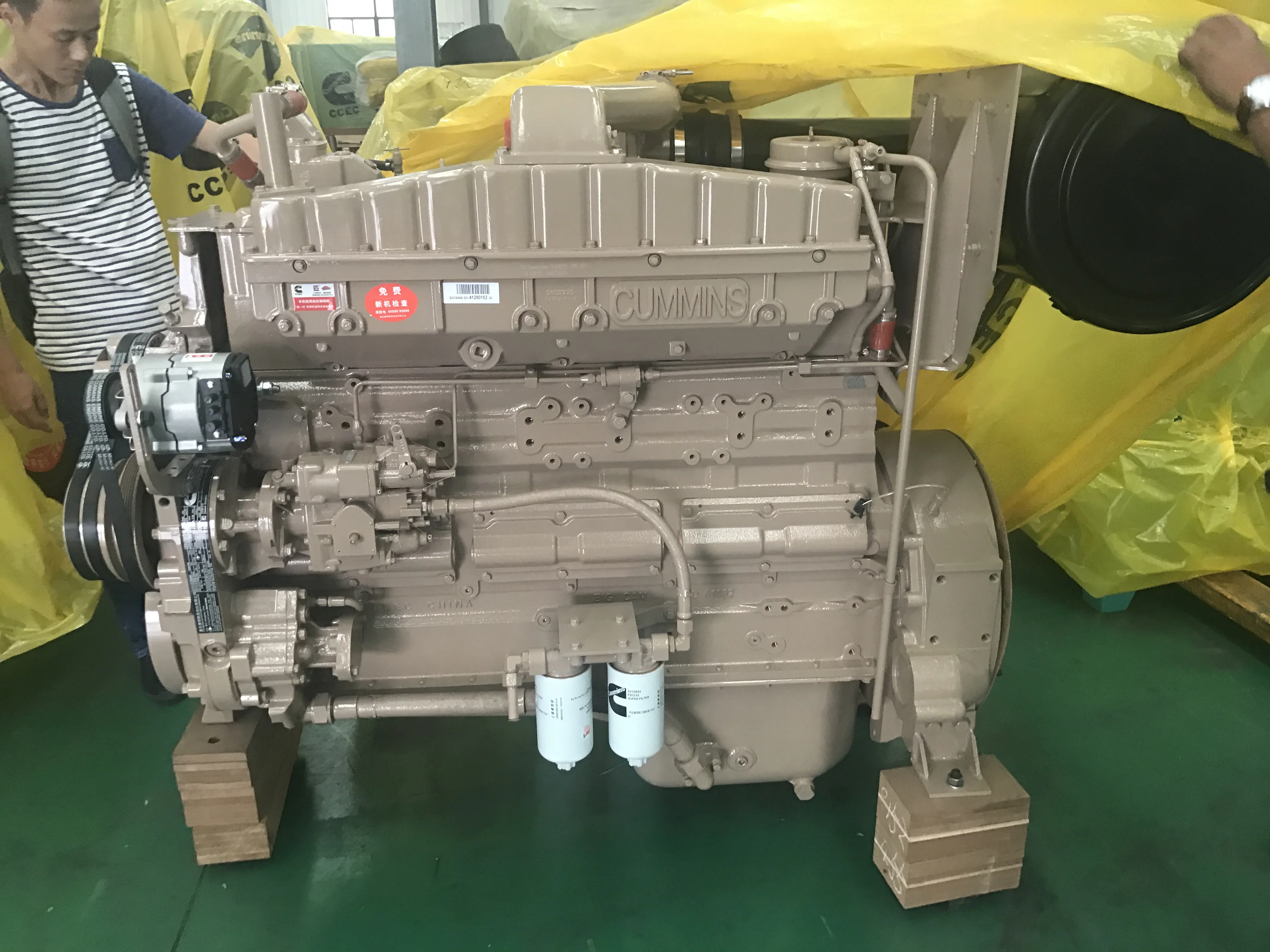 CUMMIN MARINE DIESEL ENGINE MAIN PROPULSION NTA855 WITH CCS CERTIFICATE 350HP 400HP