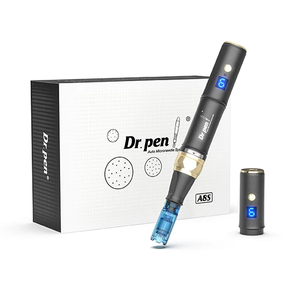 Новейшая Беспроводная Дерма-ручка Dr-Pen мощный A8S Microneedle Dermapen Meso омоложение кожи для ухода за кожей с домашним использованием