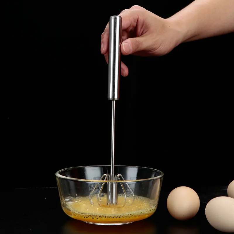 Manual Golden Egg Shaker Machine Egg Mixer Kitchen Egg Tools Space YELLOW Creative Metal Customized Logo Room Milk Food Holiday