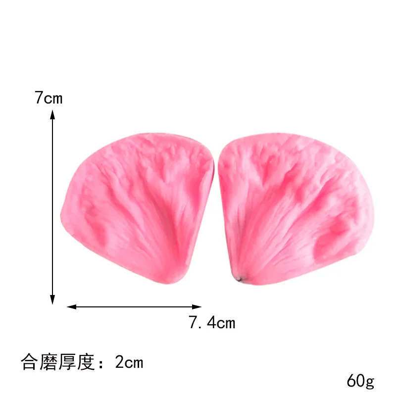 Flower petals Cake Fondant Silicone Mould Cake Decoration Liquid Silicone Mold Cake Decoration Tool