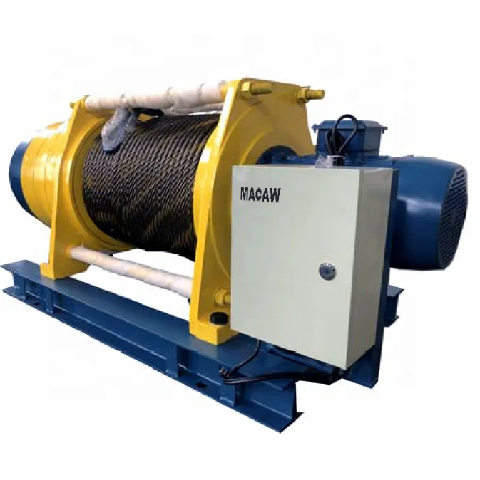 3.2 ton Industrial Electric Winch Heavy Duty with Wire Rope 220V-480V Three Phase(7050lb )