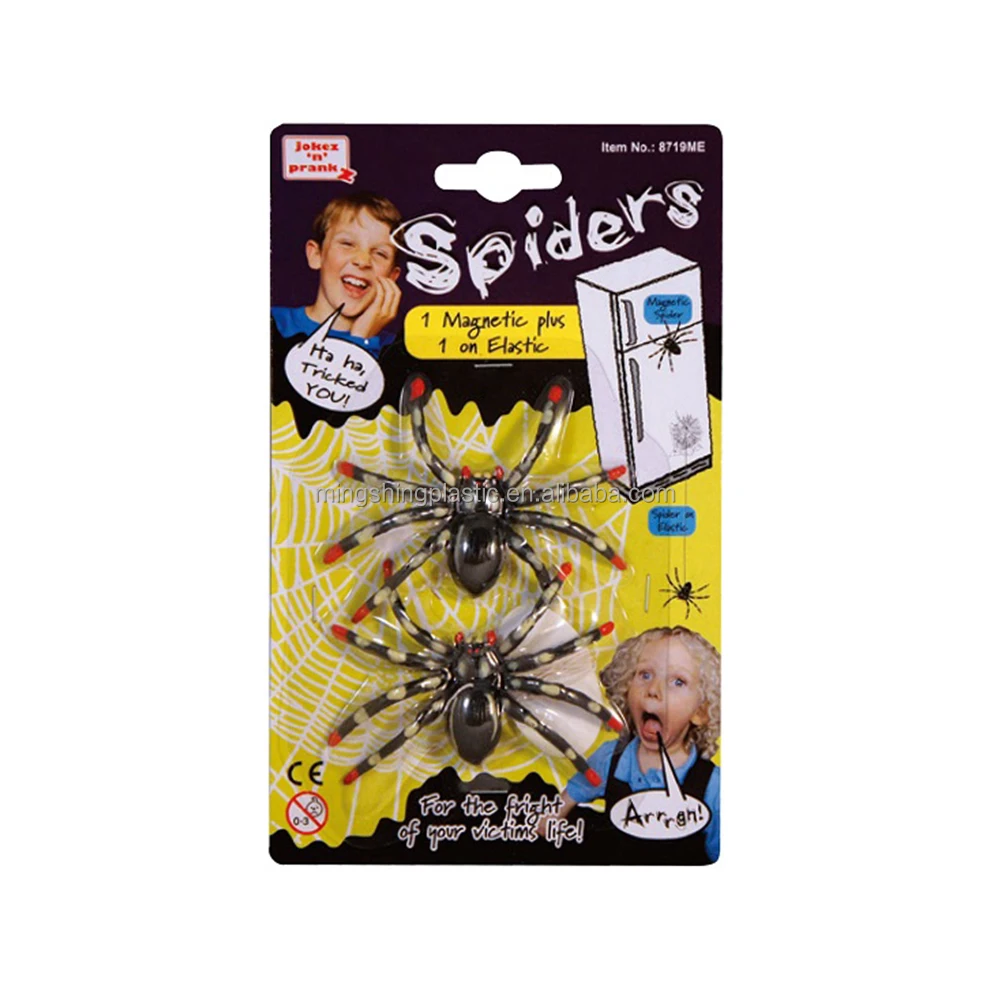 Acclaimed magic magic Trick Competitive Price Strong Tricks EN71 BSCI Novelty Jokes Gag Gift Toy Joke Spider With Magnet
