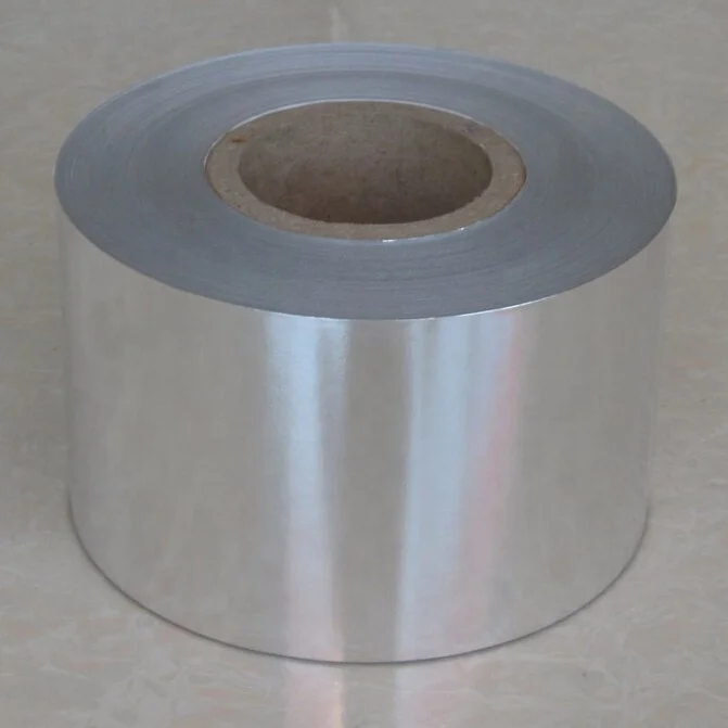 Silver aluminum foil paper for cigarette package.
