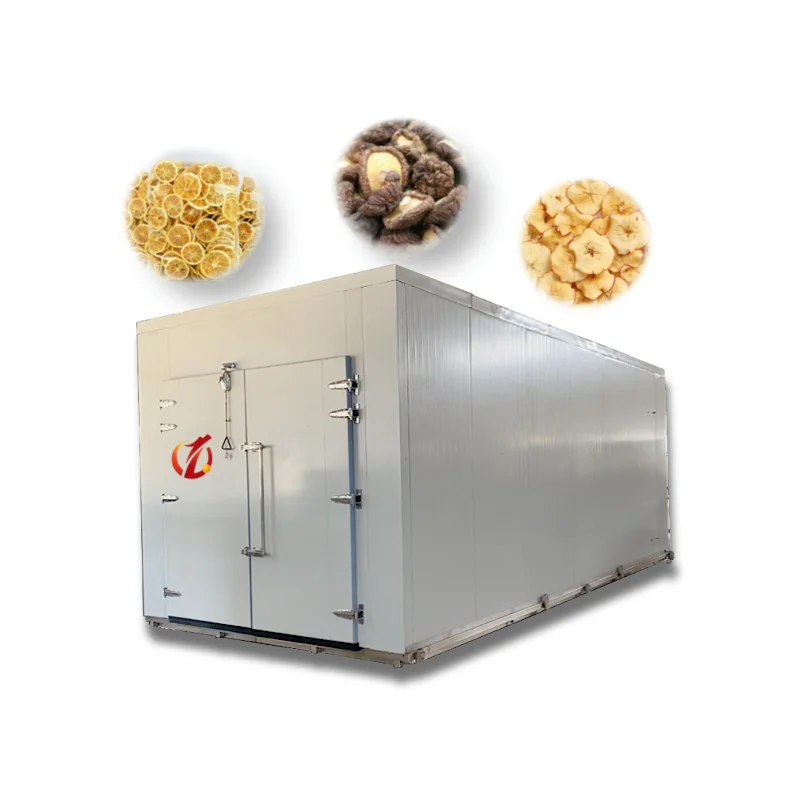 QD Fast shipping heat pump dry freeze dried fruits and vegetables coconut dehydrator black garlic drying machine price
