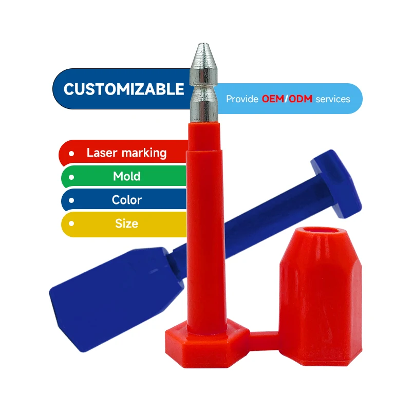DX105B High Security ABS Plastic Coated Container Bolt Seal Locks Shipping Safety Bolt Seal For Container And Trailer