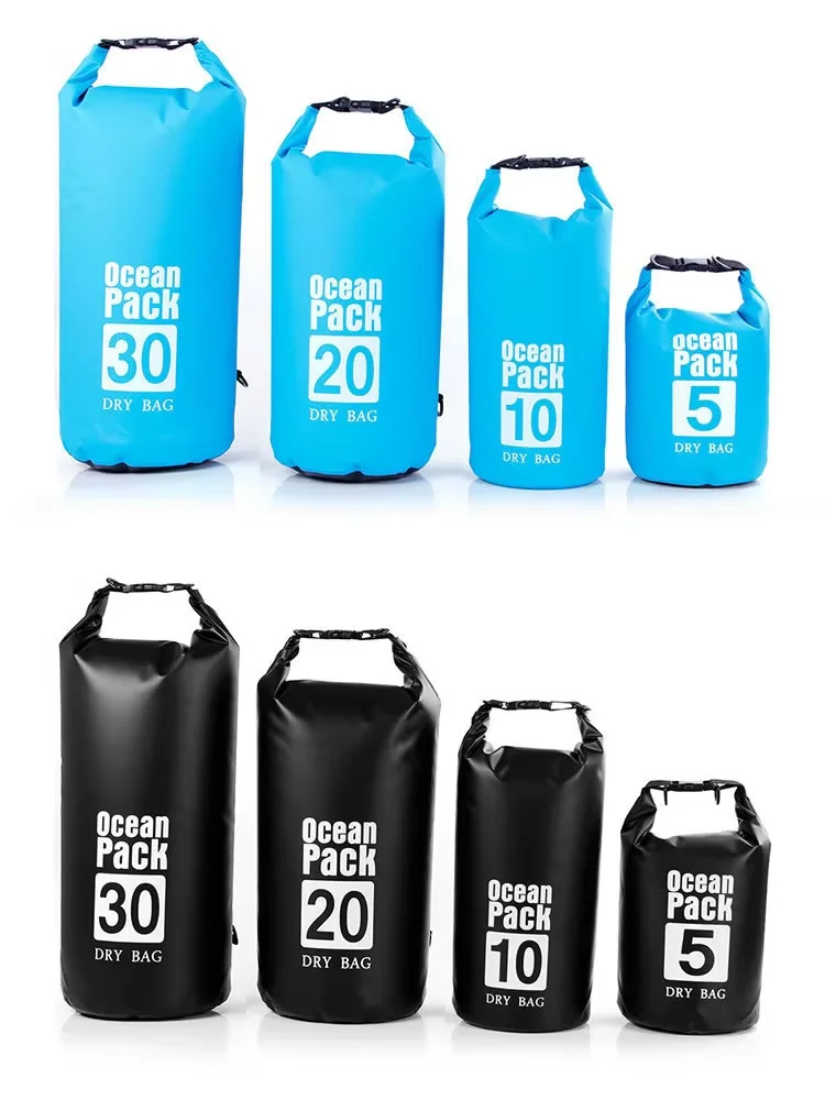 Floating Waterproof Dry Bag Backpack Roll Top Sack Keeps Gear Dry for Kayaking Rafting Boating Waterproof Bag Outdoor Dry Bag