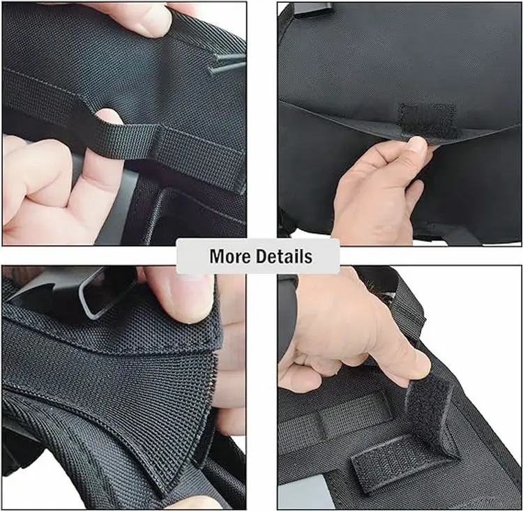 Vintage Style Heavy Duty Nylon Tactical Reflective Strip Two-Way Radio Chest Harness with Molle Pouch