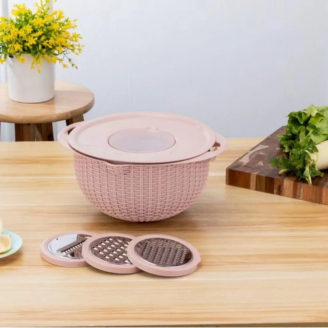 New Strainers for Kitchen 4 in 1 Fruit Cleaner Food Strainers and Colanders