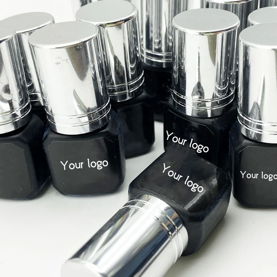 Korean Waterproof Black Eye Lash Extension Glue Wholesale Fast Dry Private Label Eyelash Adhesive Salon Lash Glue